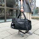 Large Capacity Travel Bag Men's Trendy Brand Portable Luggage Bag Crossbody Bag Short-distance Travel Bag Sports Fitness Bag