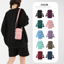 Small Bag Women's Solid Color All-match Mobile Phone Bag New Small Crossbody Bag Vertical Japanese and Korean Mini Coin Bag