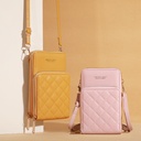 New Large Capacity Multi-functional Fashionable Simple Shoulder Bag Crossbody Double Zipper Mobile Phone Bag Women's