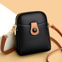 new mobile phone bag wholesale niche large-capacity double-layer women's bag simple shoulder slung small bag