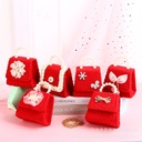 Xiaoxiang Style Winter Plush Pearl Crossbody Dual-purpose Children's Handbag Cute Happy Fashion