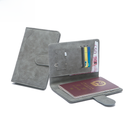 New RFID Passport Bag Simple Buckle Multi-function ID Bag for Men and Women Traveling Abroad Passport Holder