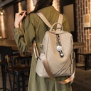 Checkerboard Backpack Women's Bag Fashion Commuter PU High-end Niche Design Backpack Casual Bag