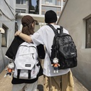 Backpack Fashionable Men's and Women's Fashionable Bag High School Junior High School Student Bag Korean Style Large Capacity Backpack