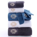 Thickened and enlarged towel cotton hotel gifts embroidered towel cotton beauty salon 16 spiral wool