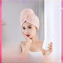 Women's Thickened Super Absorbent Coral Fleece Pineapple Quick Dry Hair Towel Double-layer Shower Cap Customization