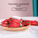 Compressed Towel Travel Clothes Disposable Face Washing Towel Women's Portable Pure Cotton Thickened Candy Cleansing Towel Compressed Small Square Towel