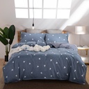 Hengyuanxiang skin-friendly cotton four-piece set thickened sanding cotton bed sheet quilt cover student cotton Three-Piece Gift wholesale