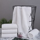 Hotel linen towel bath towel factory five-star Hotel Hotel homestay cotton white cotton bath towel