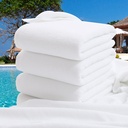 Hotel bath towel cotton white hotel five-star beauty salon thickened large bath towel bath cotton white bath towel