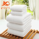 Towel factory wholesale 16 spiral white towel bath towel Star hotel towel beauty sweat evaporate white towel logo