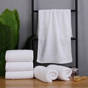 Hotel towel bath towel factory cotton five-star pure white hotel bed & breakfast bath towel bath towel