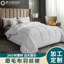 Sanding cloth feather silk quilt Hotel hotel linen hotel bedding quilt core quilt processing customization