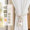 supply simple night Pearl Curtain strap wholesale non-perforated adjustable curtain tie tie strap