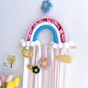 New Rainbow Decorative Wall Hanging Children's Room Hanging Hair Clip Storage DIY Handmade Wall Hanging
