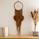 Double Ring Tassel Dream Catcher Woven Leaves Tassel Dream Catcher Creative Colorful Decorative Wall Hanging Ornaments