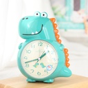 Cute Dinosaur Creative Multifunctional Student Alarm Clock Mute Bedside Luminous Lazy Cartoon Talking Children Alarm Clock