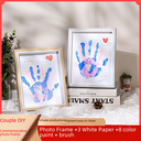 Valentine's Day gifts DIY color graffiti couple handprint photo frame 520 confession male girlfriend commemorative table