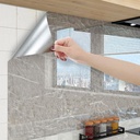 Kitchen stickers waterproof oil-proof fire-resistant high temperature marble furniture renovation stove protective film