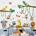 Travel Kang CH39093AB Animal Party cartoon wall stickers decoration children's bedroom background baby room cute stickers