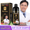 All-English e-commerce Meidu a black hair dye to cover white hair wash black plant dye cream