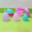 menstrual cup silicone monthly cup wholesale Moon cup anti-side leakage sanitary menstrual cup
