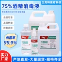 75% alcohol spray portable 100ml 500ml 2.5L 5L household wash-free disinfectant quick-drying spray