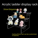Acrylic Transparent Stepped Hand Model Display Stand Multi-Layer Blind Box Doll Bubble Mate Cosmetic Display Stand