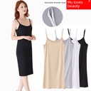 Summer Modal Lengthened Pajamas Outer Wear Sexy Women's Fashionable Bag Hip Large Size Slim-fit Long Sling Sleepdress