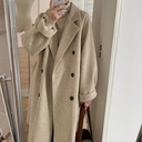 autumn and winter new large size woolen coat women fat mm long woolen coat 200kg [2285]]