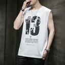 New Arrival Men's Summer Casual Vest Outfit Fashionable Vest Sleeveless T-Shirt ins Popular Brand Sports Waistcoat