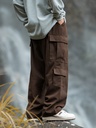 Mountain Three-dimensional Pocket Workwear Casual Pants Men's Autumn and Winter New Loose Stitching Design Japanese Outdoor Pants