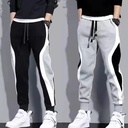 Men's Spring and Autumn Trendy Brand Black Autumn Korean Fashionable Loose Casual Pants Men's Sports Pants