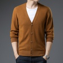 Wholesale autumn and winter pure wool sweater French cardigan all wool sweater sweater coat wear a generation of hair