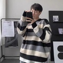 Factory Price Direct Selling Hong Kong Style Sweater for Men and Women Students Loose Handsome Fashionable All-match Korean ins Round Neck Thickened Knitted