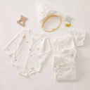 Neonatal jumpsuit universal non-hooded Spring and Autumn long sleeve ordinary baby clothes baby clothes triangle bag fart clothes