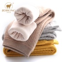 Autumn and winter children's wool pants boys and girls plus velvet padded warm pants baby bottoming knitted cotton pants