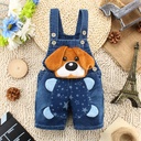 Boys and girls pants baby children's suspenders jeans children's clothing baby Summer Shorts wholesale a generation of hair