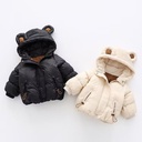 Autumn and Winter Boys' Fleece Coat Korean Style Thickened Autumn and Winter Clothes Baby Girl Cotton-padded Coat Cotton-padded Jacket Fashionable