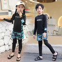 Children's Swimwear Boys Long Sleeve Sunscreen Quick-drying Swimming Suit Girls Baby Diving Suit Parent-child Surf Suit