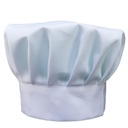 厨房餐饮工作帽子男女白色厨师帽防掉发可调节包头厨师白色布帽