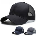 Outdoor Sports Baseball Cap Men's Summer Breathable Mesh Sunshade Cap Korean Light Plate Solid Color Hat Outdoor Leisure