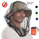 Men's and women's outdoor anti-mosquito headgear mesh mask beekeeping cap fishing mask all-match mesh cap