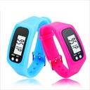 Silicone LCD smart sports pedometer hand ring watch electronic step silicone Sports men's watch spot wholesale