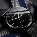 Beroshi popular watch men's watch steel belt fashion genuine leather men's watch waterproof watch men